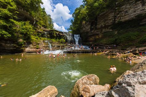 Cummins fall state park - Tennessee State Parks, a division of the Tennessee Department of Environment and Conservation, manages Cummins Falls State Park and access to the waterfall. While the park is free to enter and the waterfall is visible from an overlook, access to the base of the waterfall is restricted to holders of a Gorge Access Permit. References